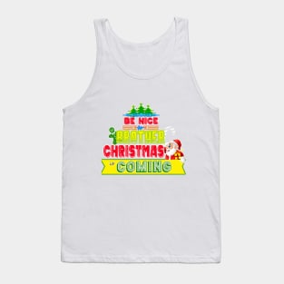 Be Nice to Brother Christmas Gift Idea Tank Top